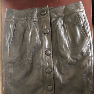 Joe’s Leather Skirt